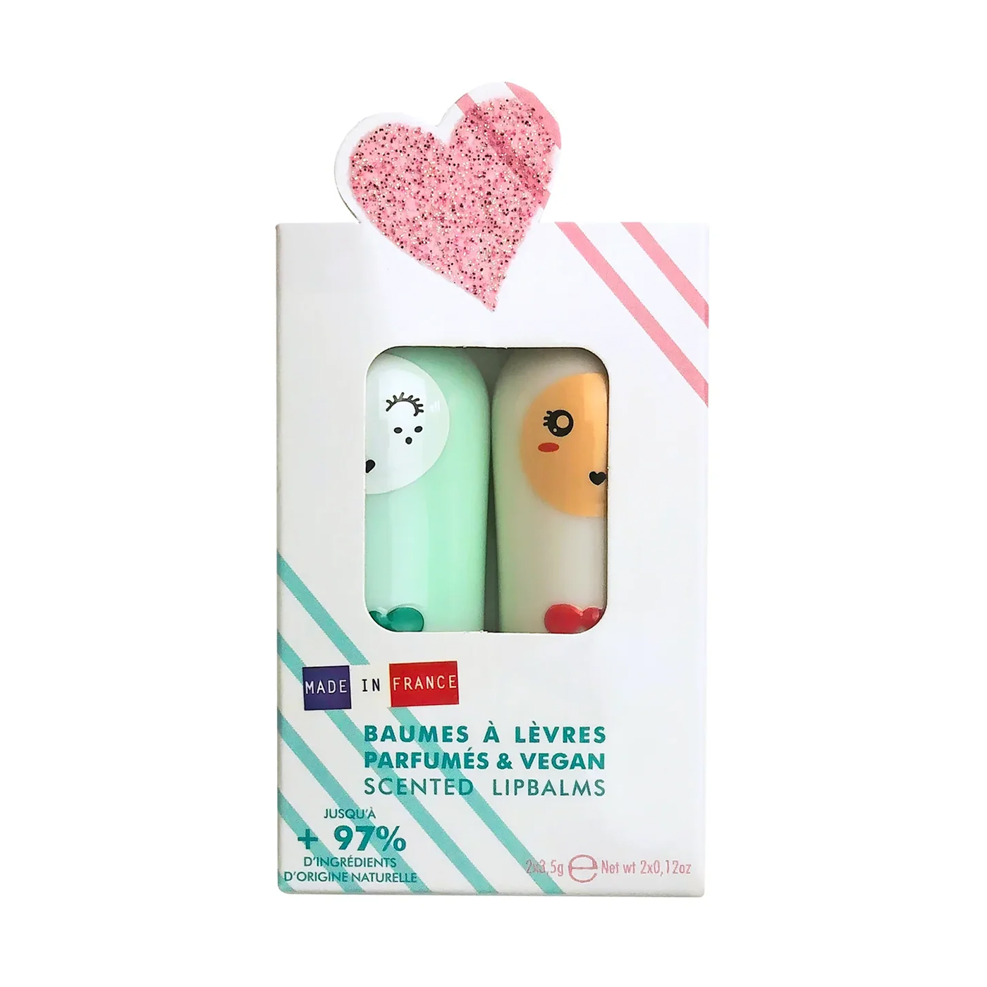  Inuwet Duo Lipbalm Gift Set | Pastel Sweet