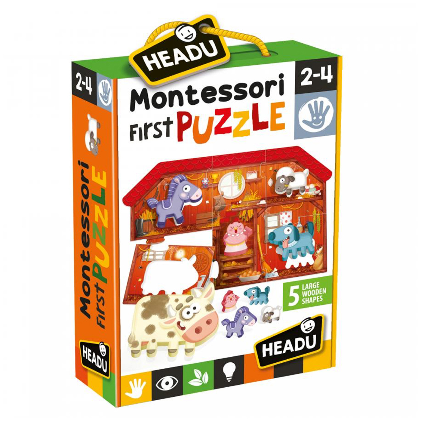 HEADU Headu Montessori Puzzle The Farm