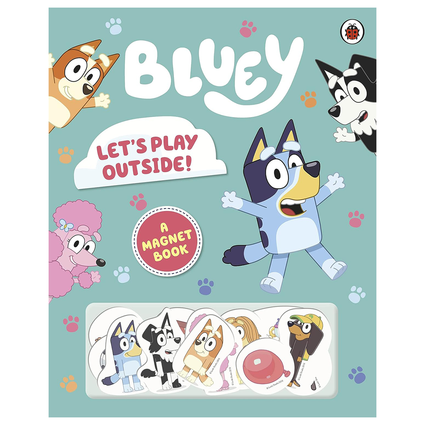 LADYBIRD Bluey Let's Play Outside Magnet book