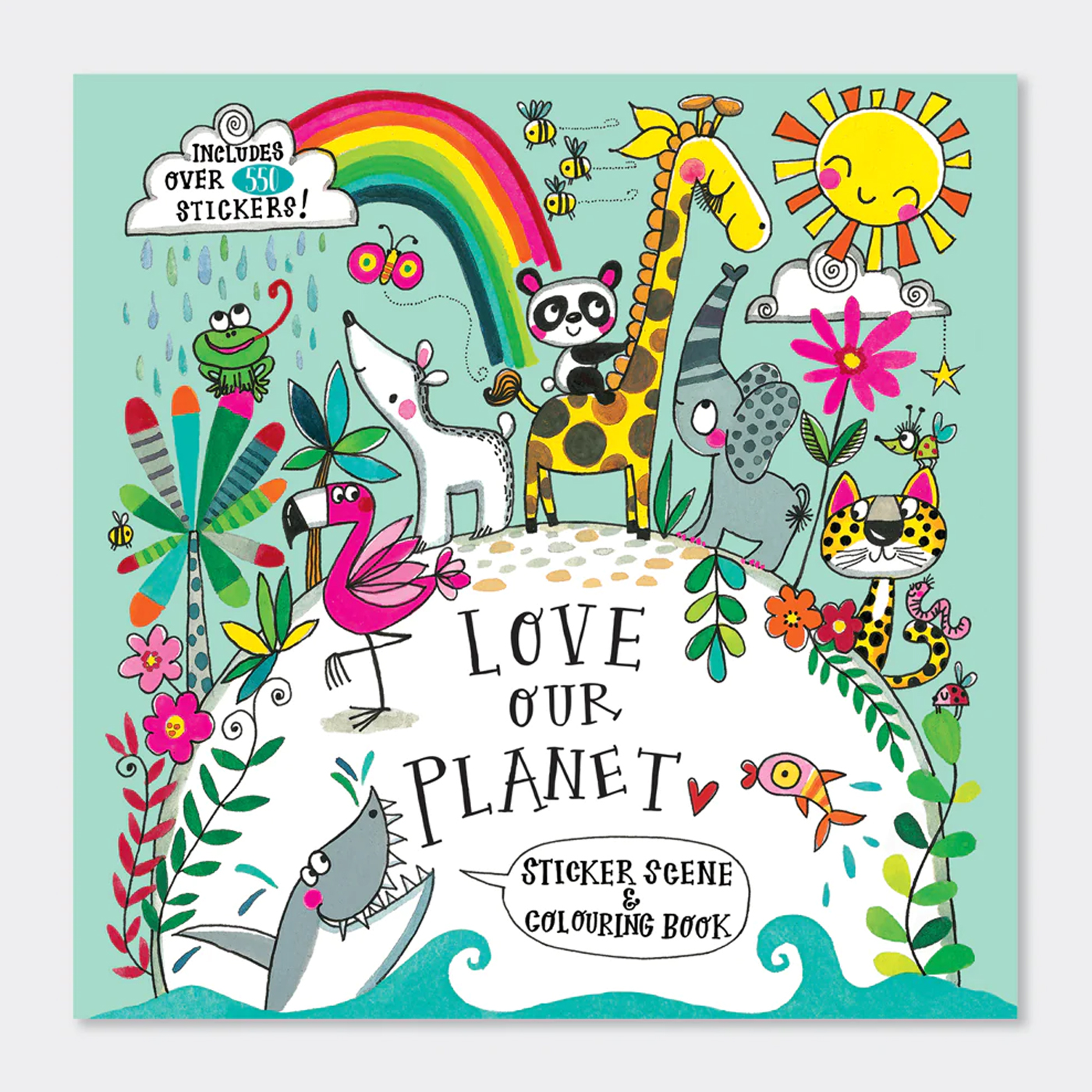  Rachel Ellen Sticker Boyama Kitabı | Love our Planet