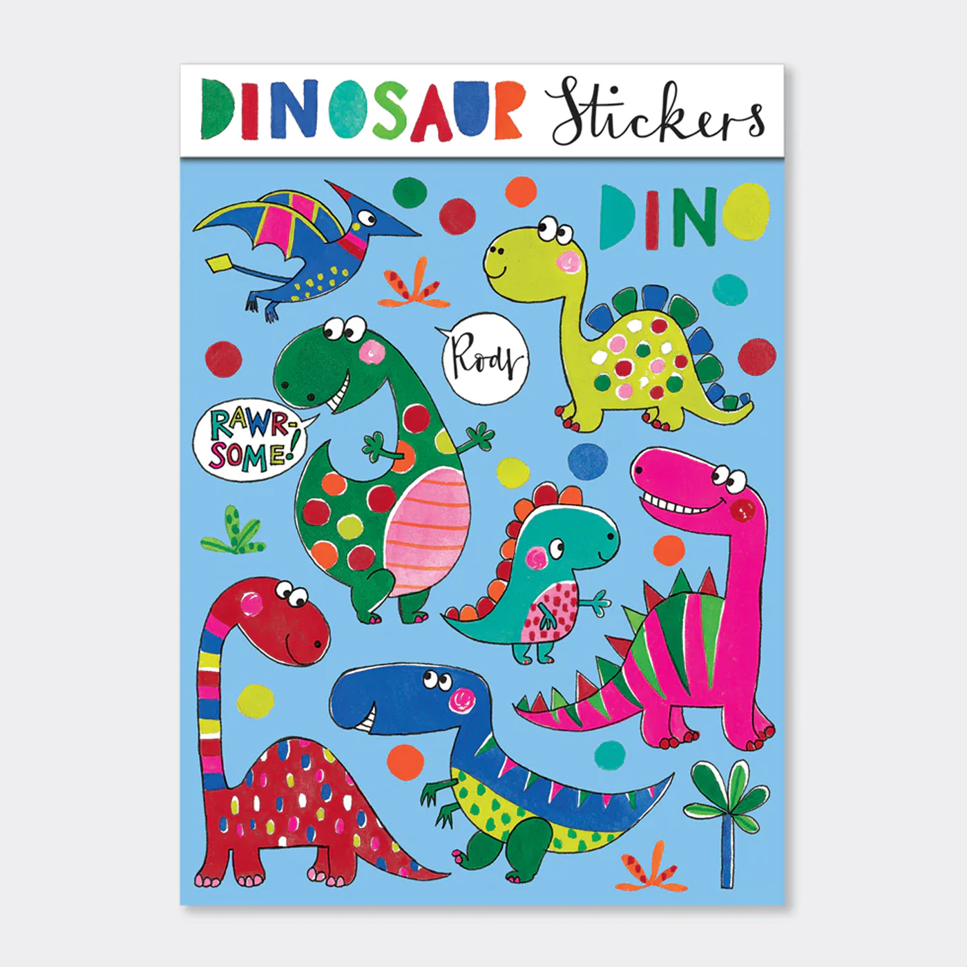  Rachel Ellen Sticker Seti | Dinosaur