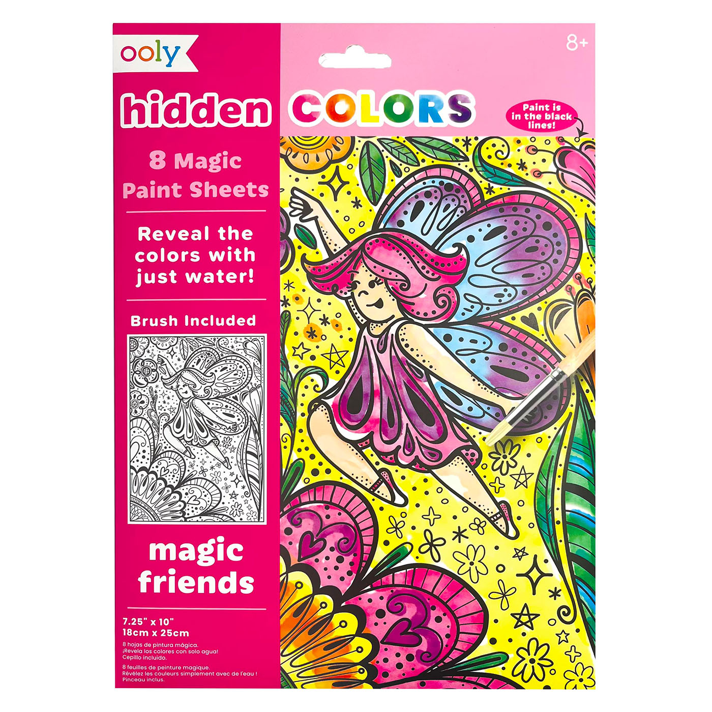 OOLY Ooly Hidden Colors Magic Paint Boyama Seti - Magic Friends