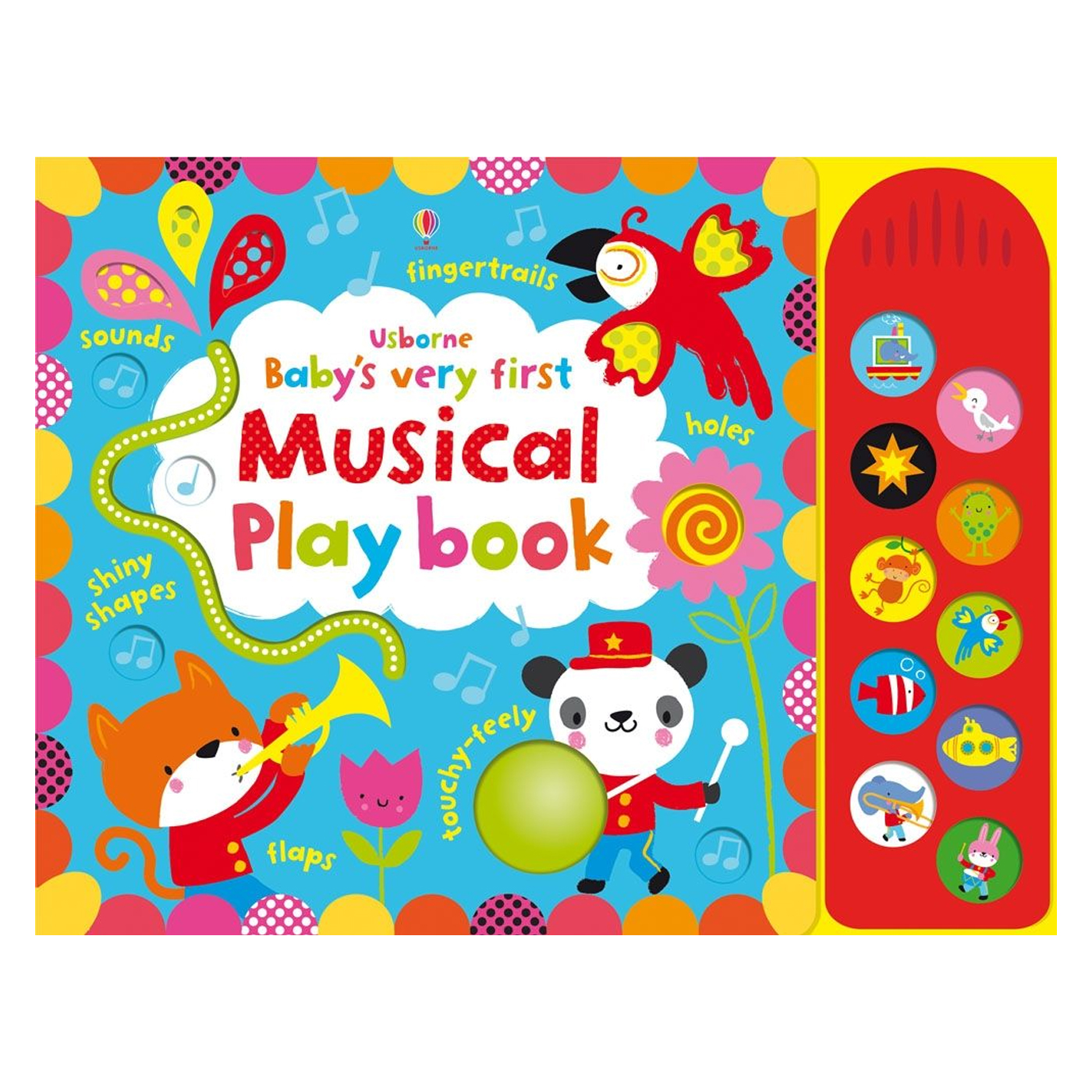 USBORNE Baby's Very First Touchy Feely Musical Playbook