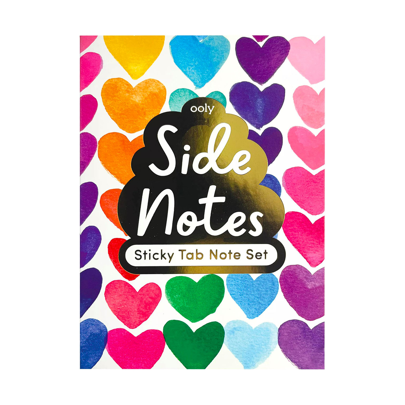 OOLY Ooly Side Notes Yapışkanlı Etiket Seti - Rainbow Hearts