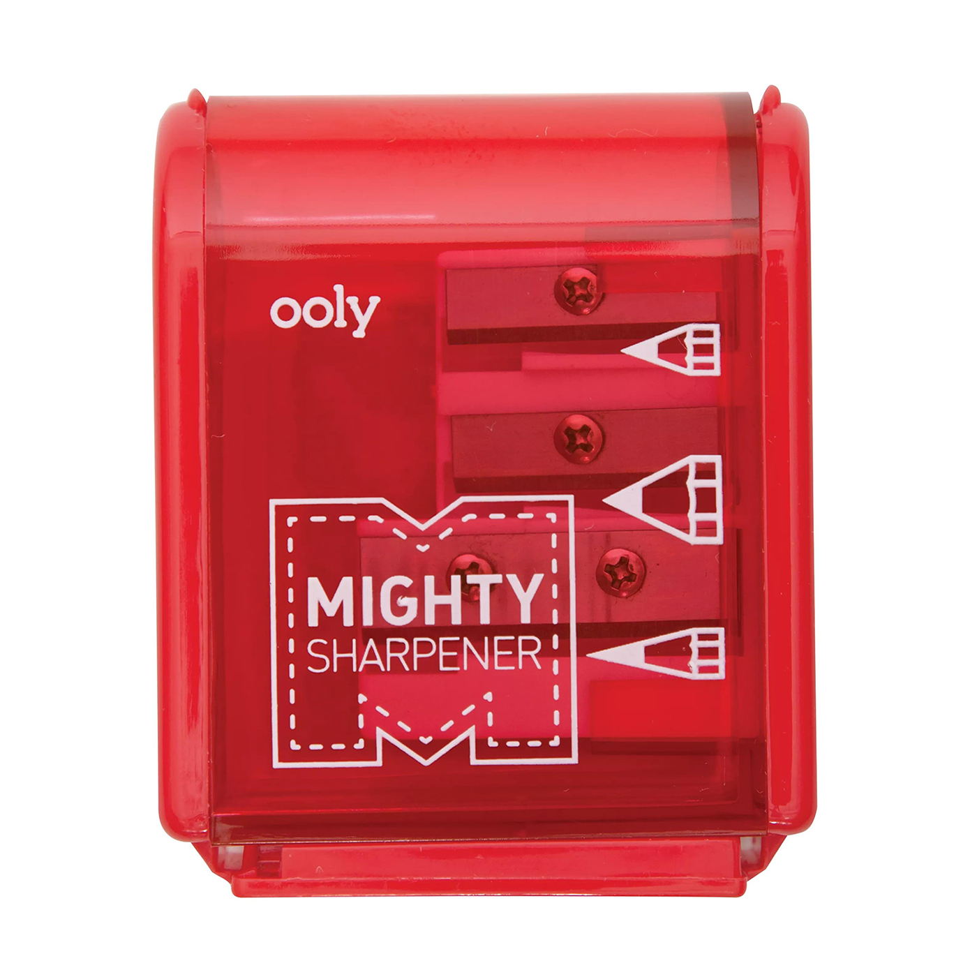  Ooly Mighty Kalemtıraş - Kırmızı