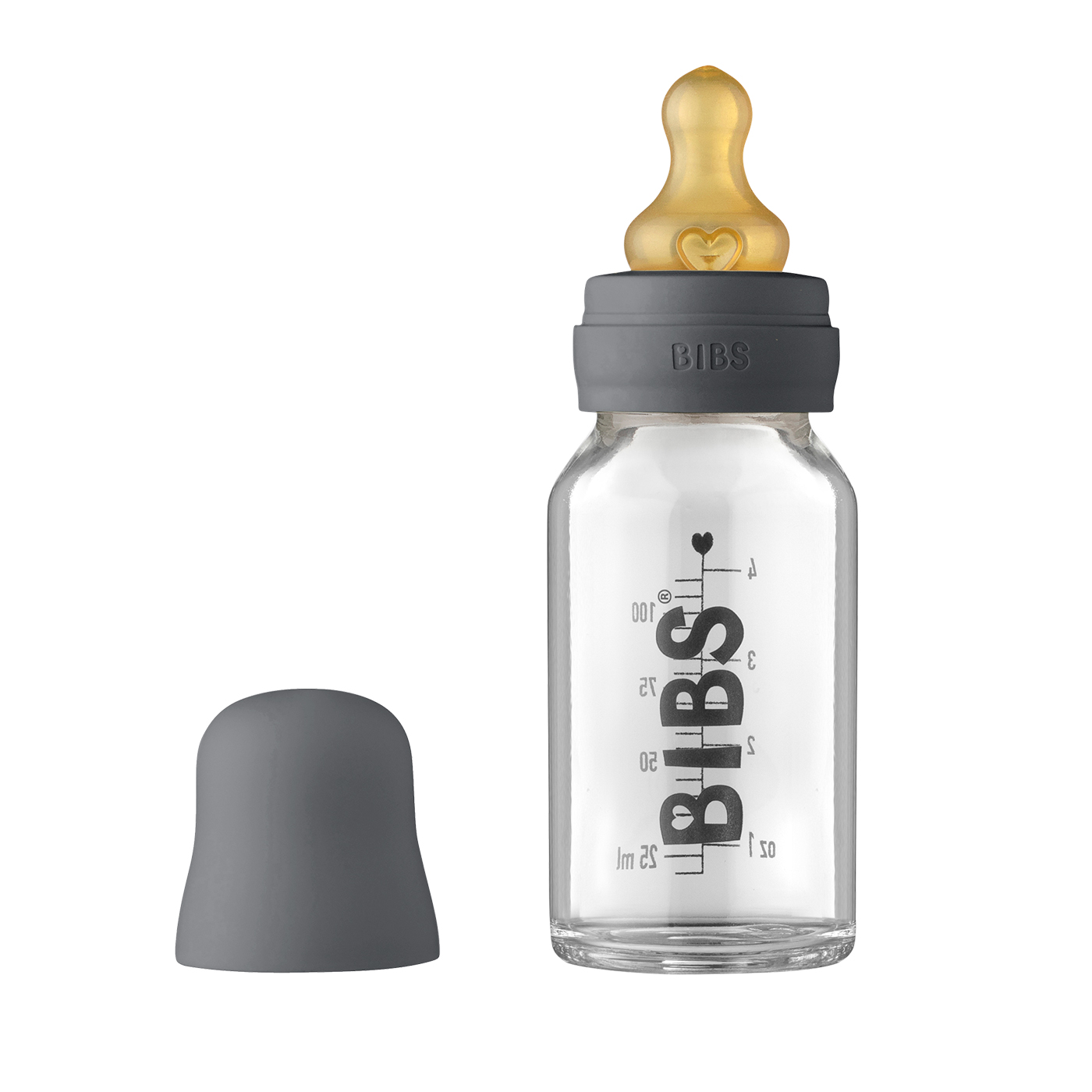 BIBS Bibs Baby Bottle Complete Biberon Set 110 ml | Iron