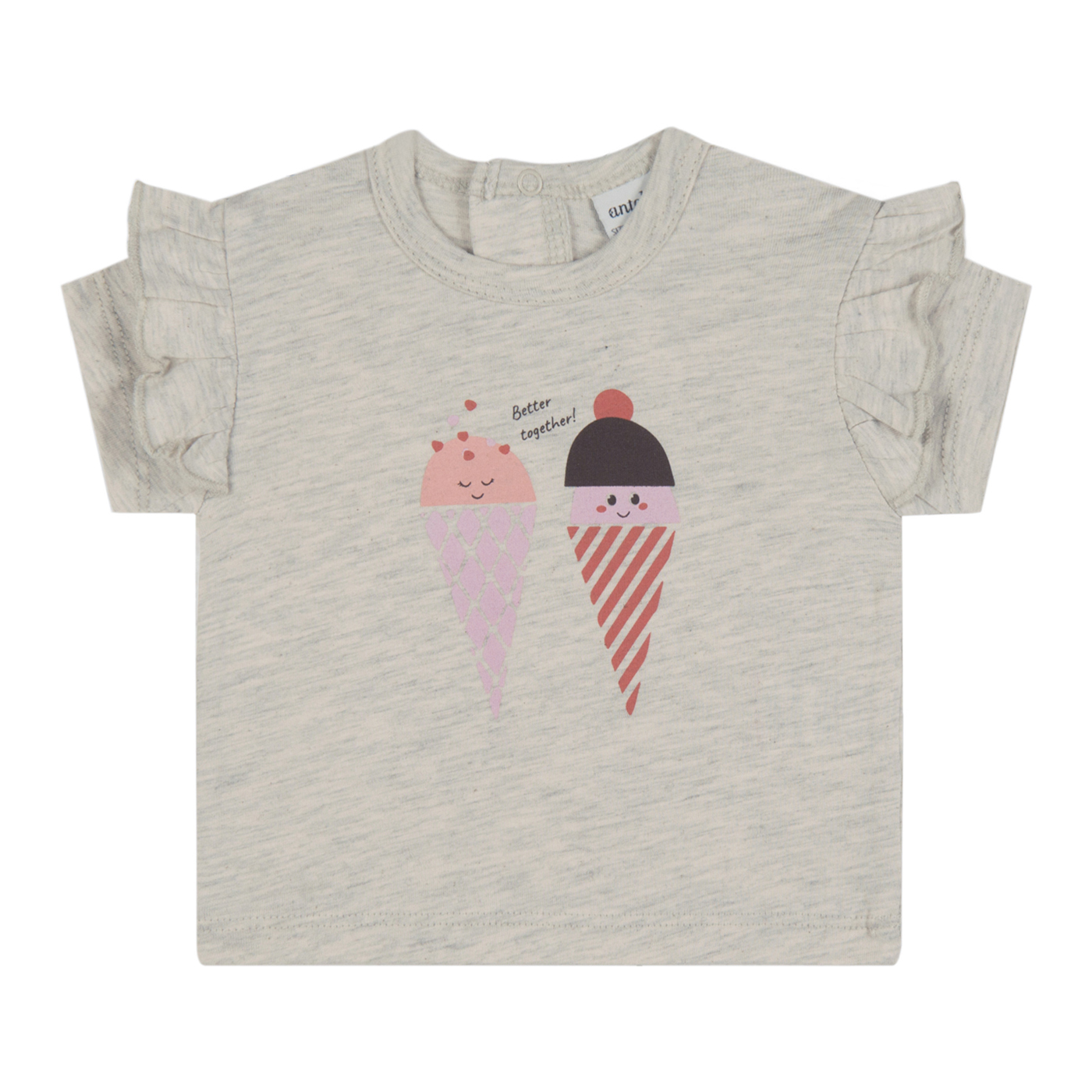 ANTEBIES Antebies Fırfırlı T-shirt | Dondurma Aşkı