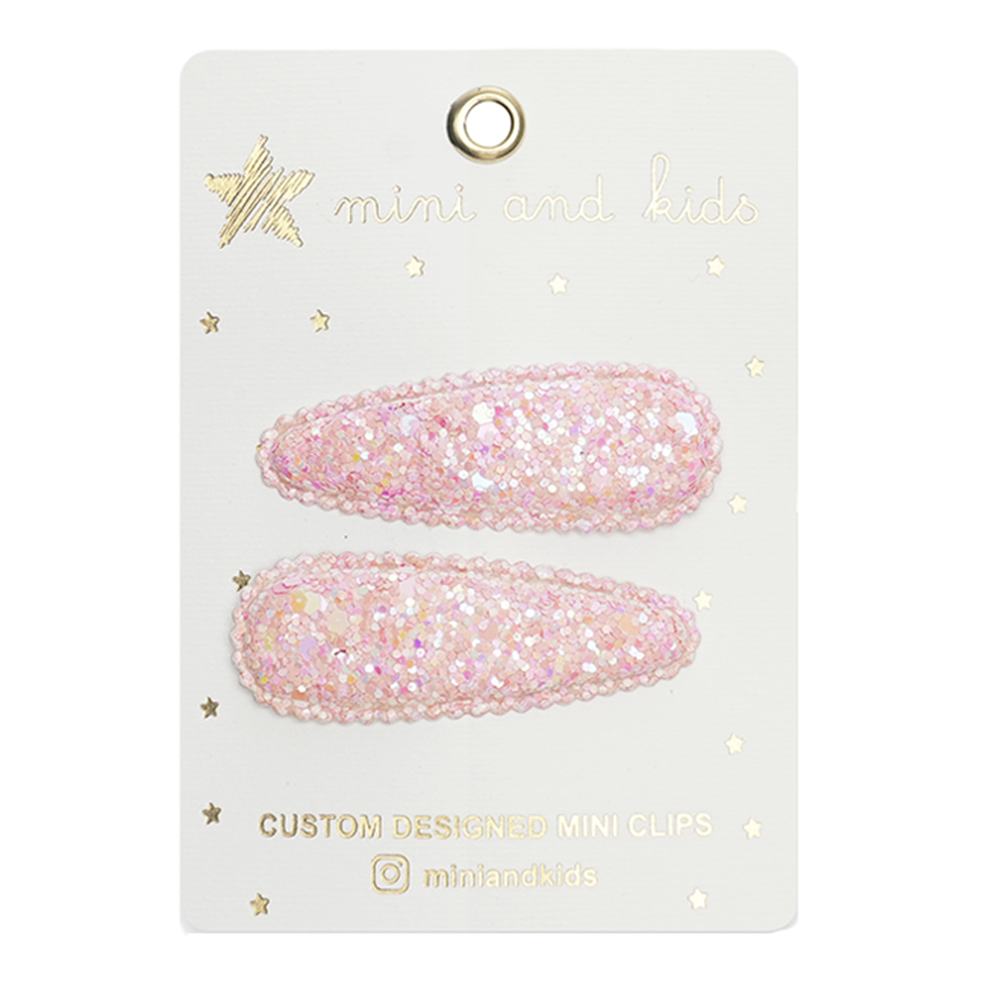  Mini And Kids Klips Toka | Glitter Pink