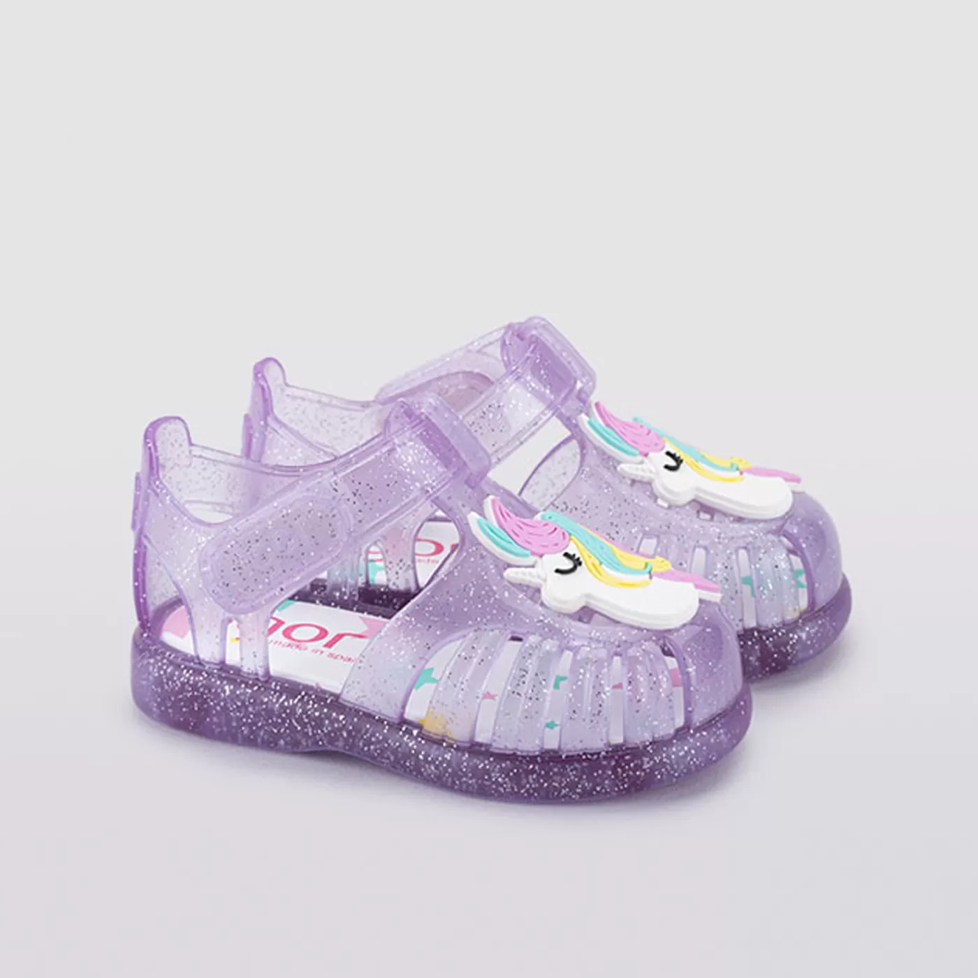  Igor S10309 Tobby Gloss Unicornio Çocuk Sandalet | Lilac Glitter