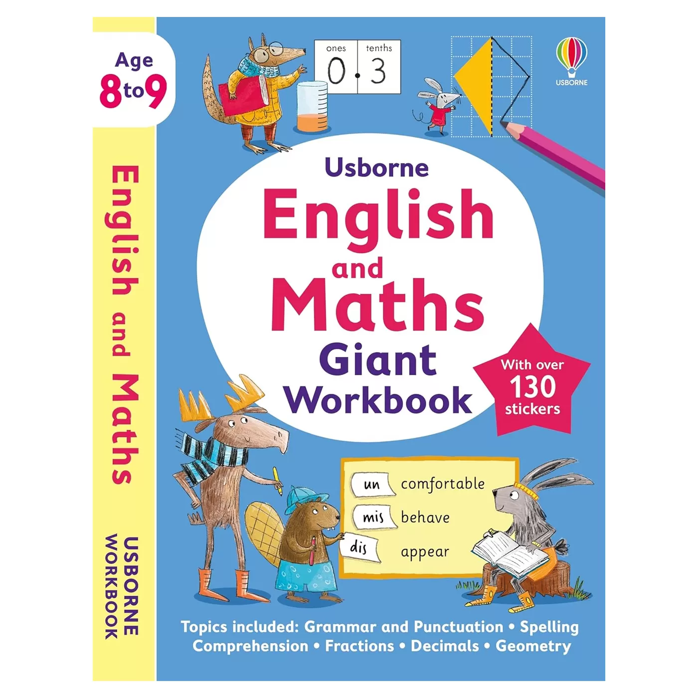 USBORNE Usborne English and Maths Giant Workbook 8-9