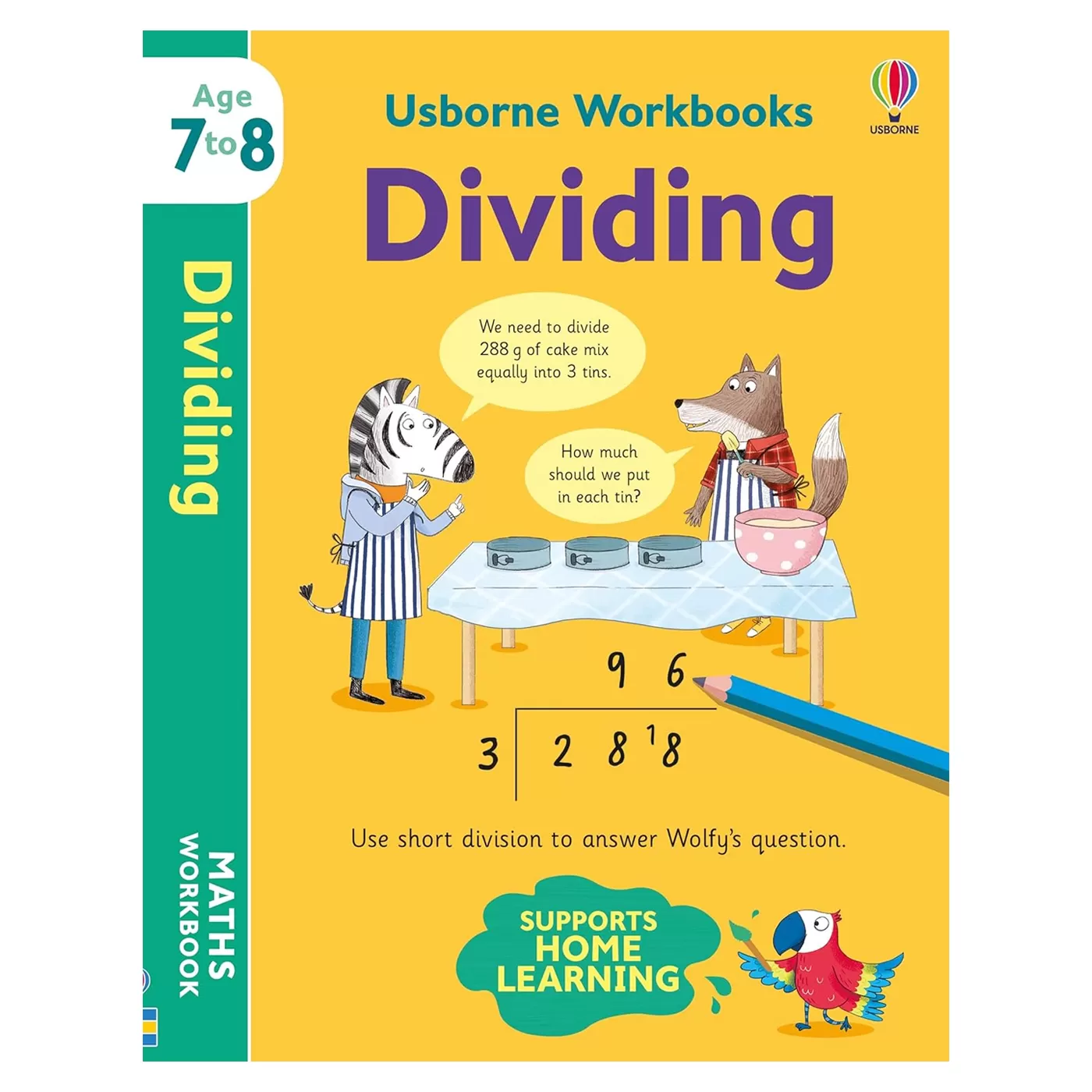 USBORNE Workbooks Dividing 7-8