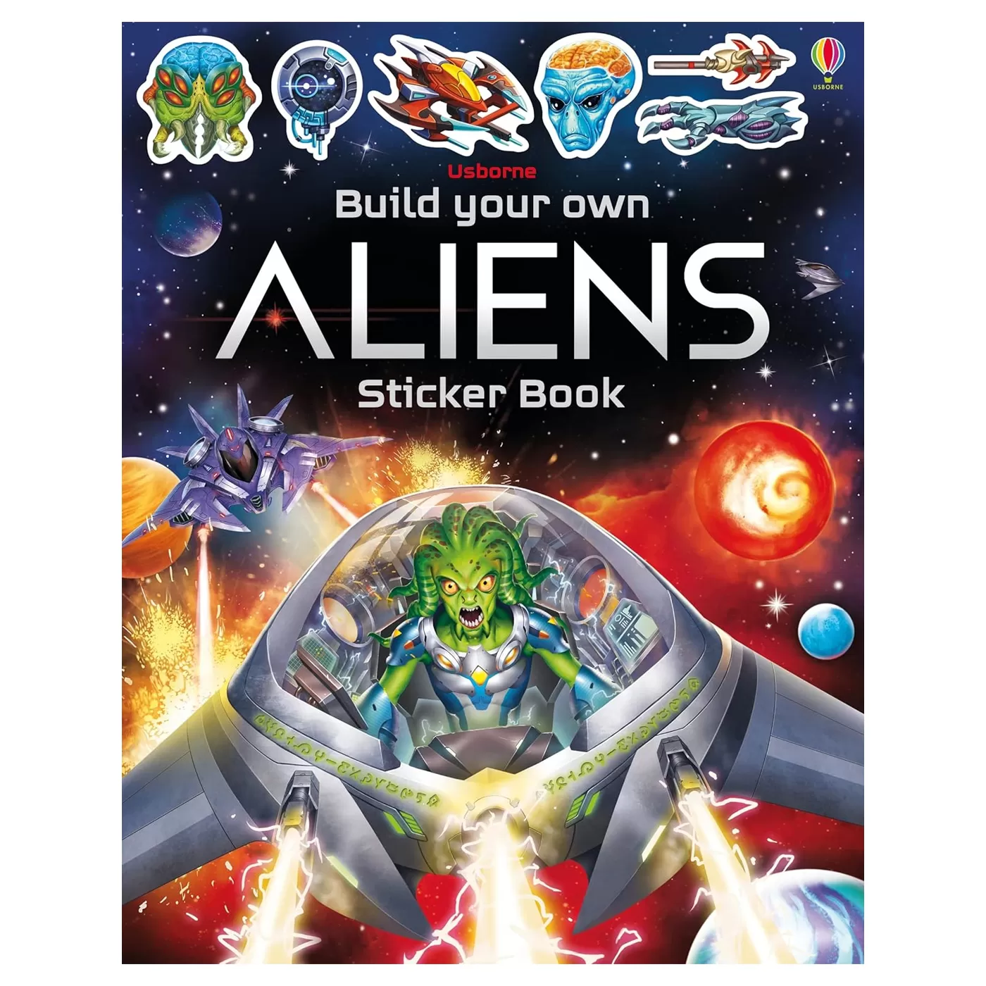 USBORNE Build Your Own Aliens Sticker Book