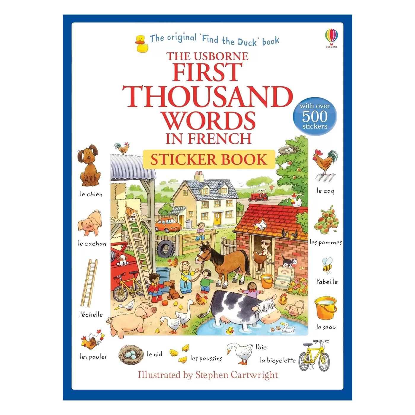 USBORNE First Thousand Words in French Sticker Book