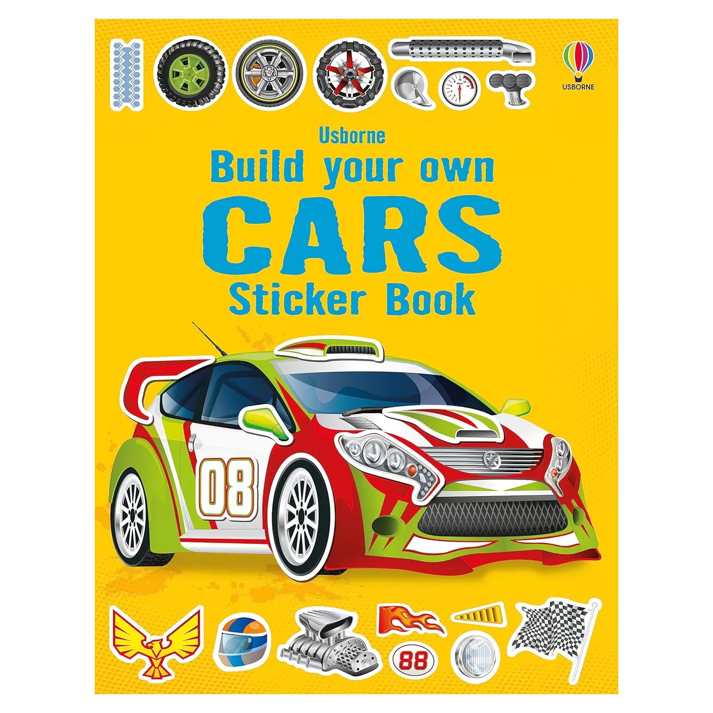 USBORNE Build your own Cars Sticker Book